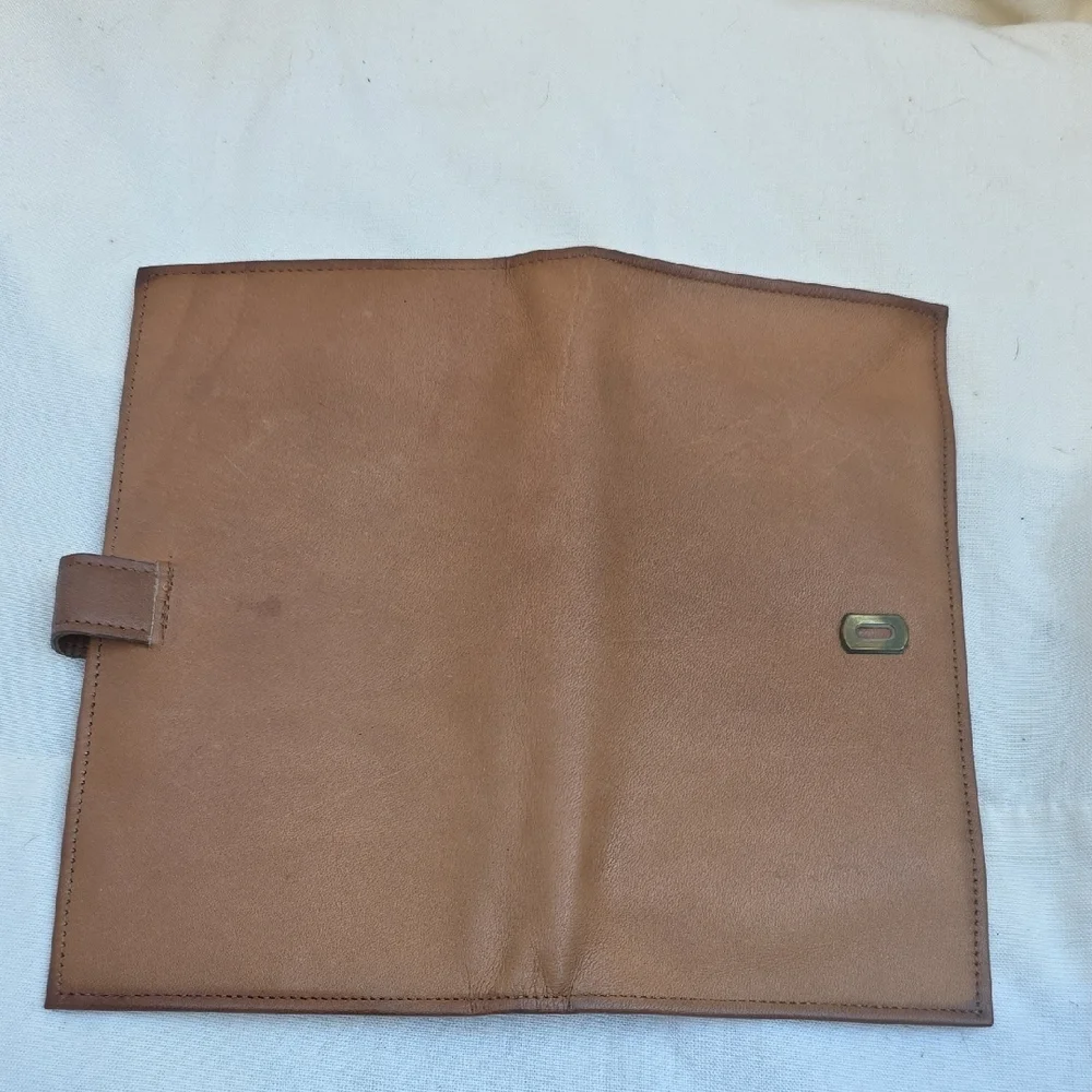 Premium Tan Leather Phone Cover